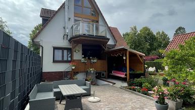 Hausansicht Gartenseite