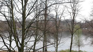 Blick zum Kuhmühlenteich
