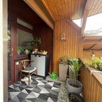 überdachte Terrasse
